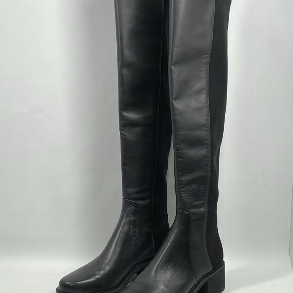 Stuart Weitzman 5050 Alina City Leather Over-The-Knee Boots size 7 - Picture 2 of 15